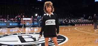 To further promote the team's new brand, the @brooklynnets twitter name is spread. Brooklyn Nets Host Ally Love Brings Energy To Barclays Center