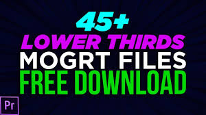 Perfect animated graphics for video productions from enchanted media. Lower Thirds Free Templates For Adobe Premiere Pro Motion Graphics Templates Aditz Adobe Premiere Pro Lower Thirds Premiere Pro