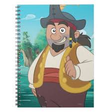 Jake And The Neverland Pirates Sharky Notebook Zazzle Com Pirate Cartoon Disney Junior Pirates