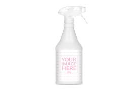 Download Plastic Spray Bottle Label Mockup Mediamodifier