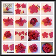 Der fondant meines vertrauens und täglicher empfehlung ist : Simple Rose Tutorial Rosenanleitung Fondant Figuren Anleitung Einfach Fondant Figuren Anleitung