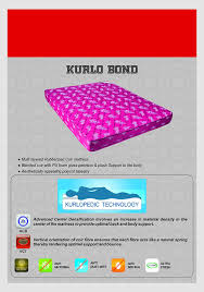 Kurl On Kurlo Bond 5 Inch Single Size Coir Mattress 72x36x5