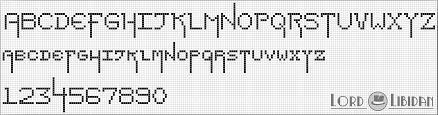 Creating your own samplers or inserting text into a pattern you design is as easy as abc when you use one of the hundreds of alphabet patterns available from kooler design studio. Over 50 Free Cross Stitch Alphabets Fonts Lord Libidan