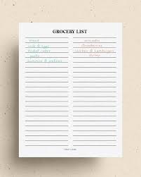 With free printable grocery lists in pdf format, you can download and print grocery lists (requires an application that can read pdf files). Free Grocery List Printable With Three Versions Crazy Laura