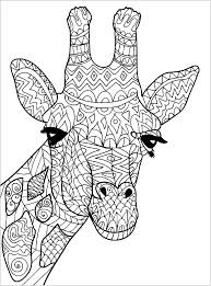 Keep your kids busy doing something fun and creative by printing out free coloring pages. Giraffe Head Giraffes Adult Coloring Pages