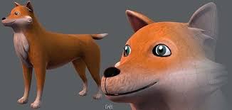 Dog Base Cartoonv05 3d Model 3d Model Dogs Animation