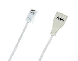 Plug one end of the short telephone cord into the. Pudney Lee Nz Phone Cord Plug To Socket 4 Metres Noel Leeming