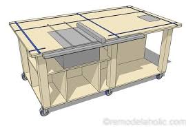 Tables plan cad blocks download. Table Saw Workbench Woodworking Plan In 2021 Diy Table Saw Table Saw Workbench Diy Router Table