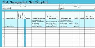 Risk Management Plan Template Doc Lovely Risk Management Plan Template Download Project Templat In 2020 Project Risk Management Event Planning Template Risk Management