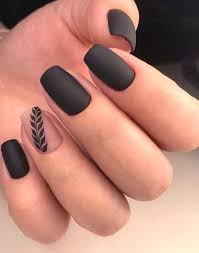 This means matte black coffin nails. Short Black Coffin Nails Designs Novocom Top
