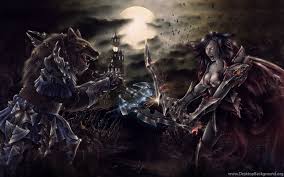 1280 x 1024 · jpeg. Nocturnal Clash Wallpapers From Werewolf Wallpapers Desktop Background