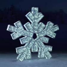 Wood snowflake wood snow flakes large snowflake snowflake | etsy #smallwoodcrafts. Giant Led Snowflake Stands 6 5 Feet Tall
