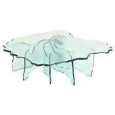 Lalique crystal tables, desks, consoles, side tables & bedsides tables for luxury interiors skip to content. Huge Crystal Cut Glass Shell Coffee Table By Danny Lane For Fiam Lomomomo