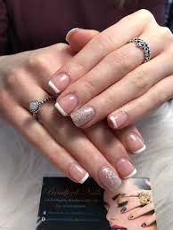 Infill Overlays On Real Nails Another Perfect French White Tips From Us Do Nails With Us Your Real Nails Growing Short Acrylic Nails Nails Real Nail