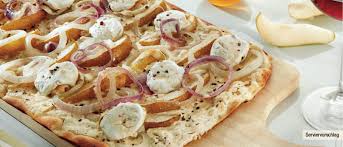 Flammkuchen Mit Ziegenkase Und Birne Rezept Aldi Nord Rezepte Rezept Flammkuchen Flammkuchen Ziegenkase Ziegenkase