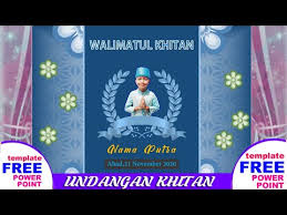 Membantu anda untuk membuat undangan khitan / khitanan bahasa indonesia. Template Undangan Khitan Digital Gratis Khitan Invitation Digital Powerpoint Ppt Khitan 02 Youtube