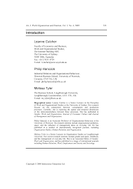 Introduction Leanne Cutcher Philip Hancock Melissa Tyler