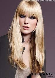 Schnitte und stylings für schulterlange haare. Frisuren Bilder Elegant Glatte Langen Zum Geraden Pony Frisuren Haare