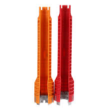 yellow/red faucet wrench sink household