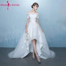 Smarter Shopping Better Living Aliexpress Com Asymmetrical Wedding Dress Wedding Dresses High Low High Low Party Dresses