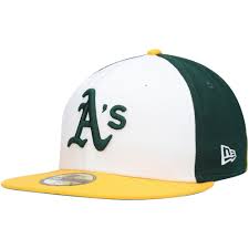 Oakland Athletics New Era Spin 59fifty Fitted Hat White Walmart Com Walmart Com