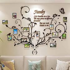 Maybe you would like to learn more about one of these? Amazon Com Decorsmart Antlers Family Tree Wall Decor For Living Room 3d Removable Picture Frame Collage Diy Acrylic Stickers With Deer Head And Quote Family Like Branches On A Tree