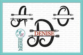 62,000+ vectors, stock photos & psd files. Valli Split Monogram Font Letters With Arrows Svg Cutting 47751 Monograms Design Bundles