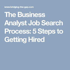 The Business Analyst Job Search Process 5 Steps To Getting Hired Business Analyst Business Card Maker Cool Business Cards