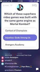 Or do you think you can answer them all? Avac Was One Of The Answers On Today S Evening Hq Trivia Game Avengersacademygame