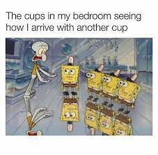 Spongebob Memes On Instagram I M On My 4th Cup Funny Spongebob Memes Spongebob Memes Funny Relatable Memes