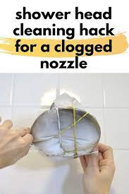 Easy Shower Head Cleaning Hack Idea Diy In 2021 Cleaning Hacks Cleaning Shower Head Cleaning