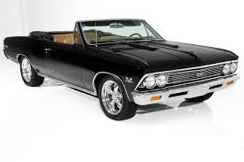 This beautiful chevelle convertible underwent a three year rotisserie restoration which was completed in 2012. 1966 Chevrolet Chevelle Black Ss Options 454