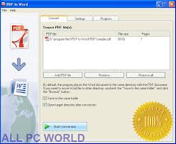 Quick Pdf To Word Converter Free Download Software Support Pdf To Text Converter