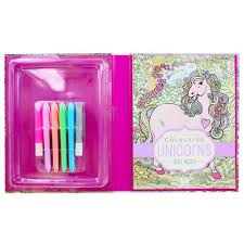 Insist on using crayons over watercolor, as the latter may be difficult to handle. Kaleidoscope Colouring Unicorns And More The Works