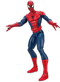 He's using new web gear supercharged with s.h.i.e.l.d. Amazon Com Marvel Spider Man Talking Action Figure Multi Toys Games