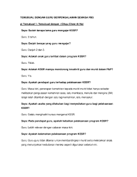 Konteks pendidikan masa kini memerlukan guru menguasai dan mempunyai literasi teknologi komunikasi dan maklumat (ict). Doc Temubual Dengan Guru Berpengalaman Semasa Pbs Apple Tan Academia Edu