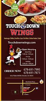 Touchdown Wings Flakes Mill Decatur Home Decatur Georgia Menu Prices Restaurant Reviews Facebook