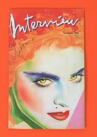 MADONNA 1985 INTERVIEW MAGAZINE BY WARHOL ISSUED BY GUCCI RARE LIMITED  EDITION