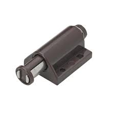 Everbilt Single Magnetic Touch Latch Brown 1 Pack Latches Entry Door Handles Cabinet Latch