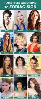 Hairstyles According To Zodiac Sign Hair Styles Cool Hairstyles Zodiac