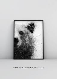 Large Black And White Animal Prints Bear Watercolour Large Animal Prints Bear Wall Art Abstract Painting Forest Animals Jungle Woodland Printable Digital Download Poster Bear Watercolor Prints Art