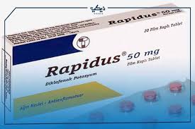 رابيدوس rapidus هو دواء يحتوي على المادة الفعالة ديكلوفيناك بوتاسيوم هو دواء مضاد للالتهابات. Mcjstqluvoeqhm