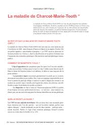 Les nerfs périphériques agissent en tant que lien entre le système nerveux central (cns), qui. La Maladie De Charcot Marie Tooth