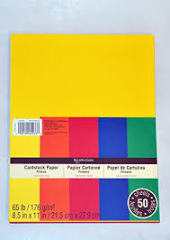 Recollections Cardstock Paper 8 1 2 X 11 Primary Colors
