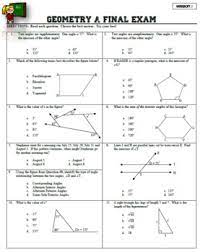 We at cuemath are here to help you out with what you should study/ revise and help you score better in the examination. Final Exam Geometry Review Worksheets Teaching Resources Tpt