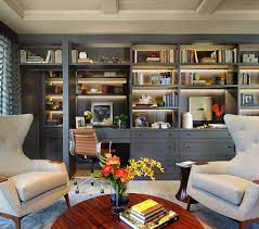 Take notes on what factors you would like to apply to your own workspace as well. Home Office Library Design Ideas Novocom Top