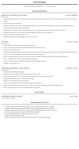 This reduces the chances of mistakes. Cleaner Resume Sample Mintresume