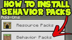 Locate the following file location: Mcpe 0 16 0 Update Build 5 How To Install Behavior Packs Addons Minecraft Pe Pocket Edition Youtube