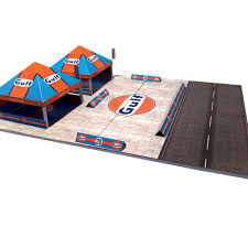 64 = 3 inches : Racing Canopy 1 64 Diorama Buildings For Hot Wheels Diecast Cars
