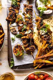 Grilled Chicken Shawarma With Golden Butter Fries And Garlic Sauce Half Baked Harvest Recipe Chicken Shawarma Half Baked Harvest Recipes Summer Grilling Recipes